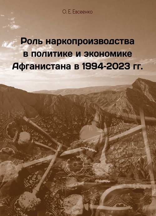 Роль наркопроизводства в политике и экономике Афганистана в 1994–2023 гг.